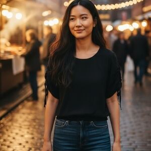 Michael Kors Black Blouse